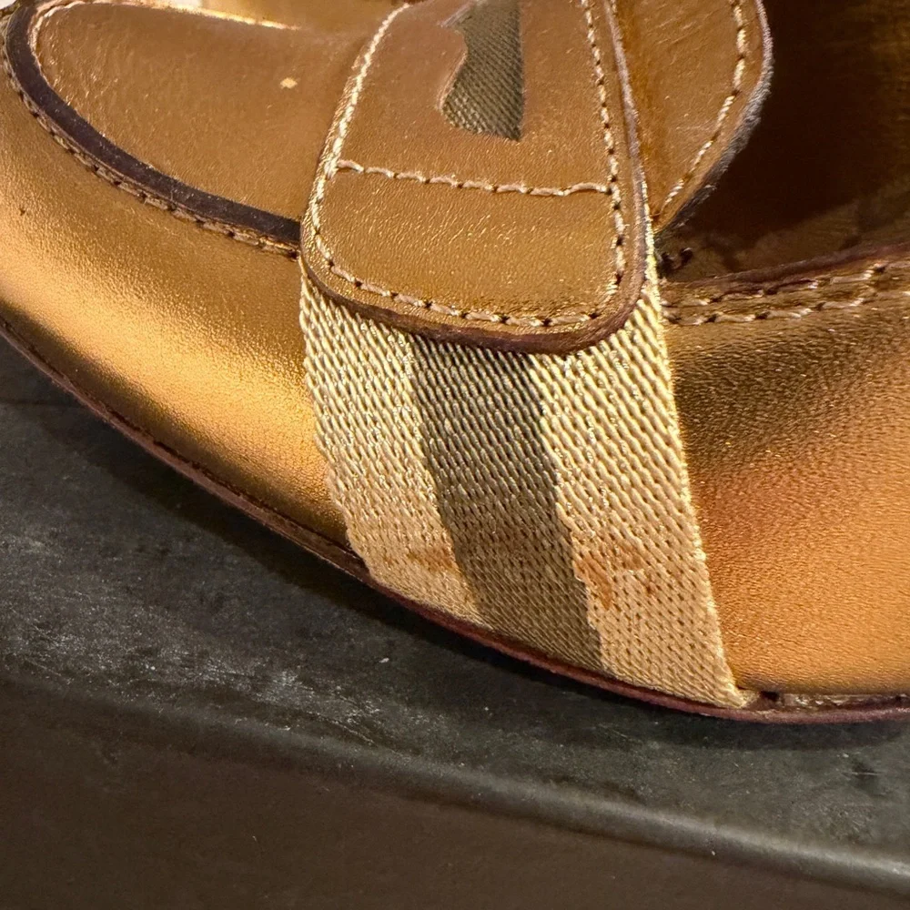 Gucci Gold Women's Heels size 7